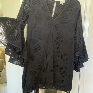 Milly - Short Lace Black Dress Size 14